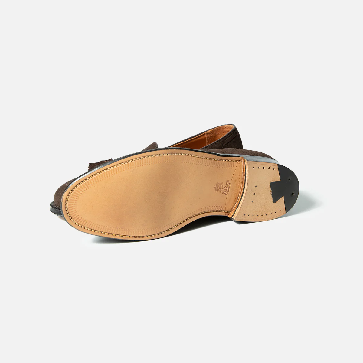 Alden Tassel Loafers Mocha Kid Suede 666D - Image 3