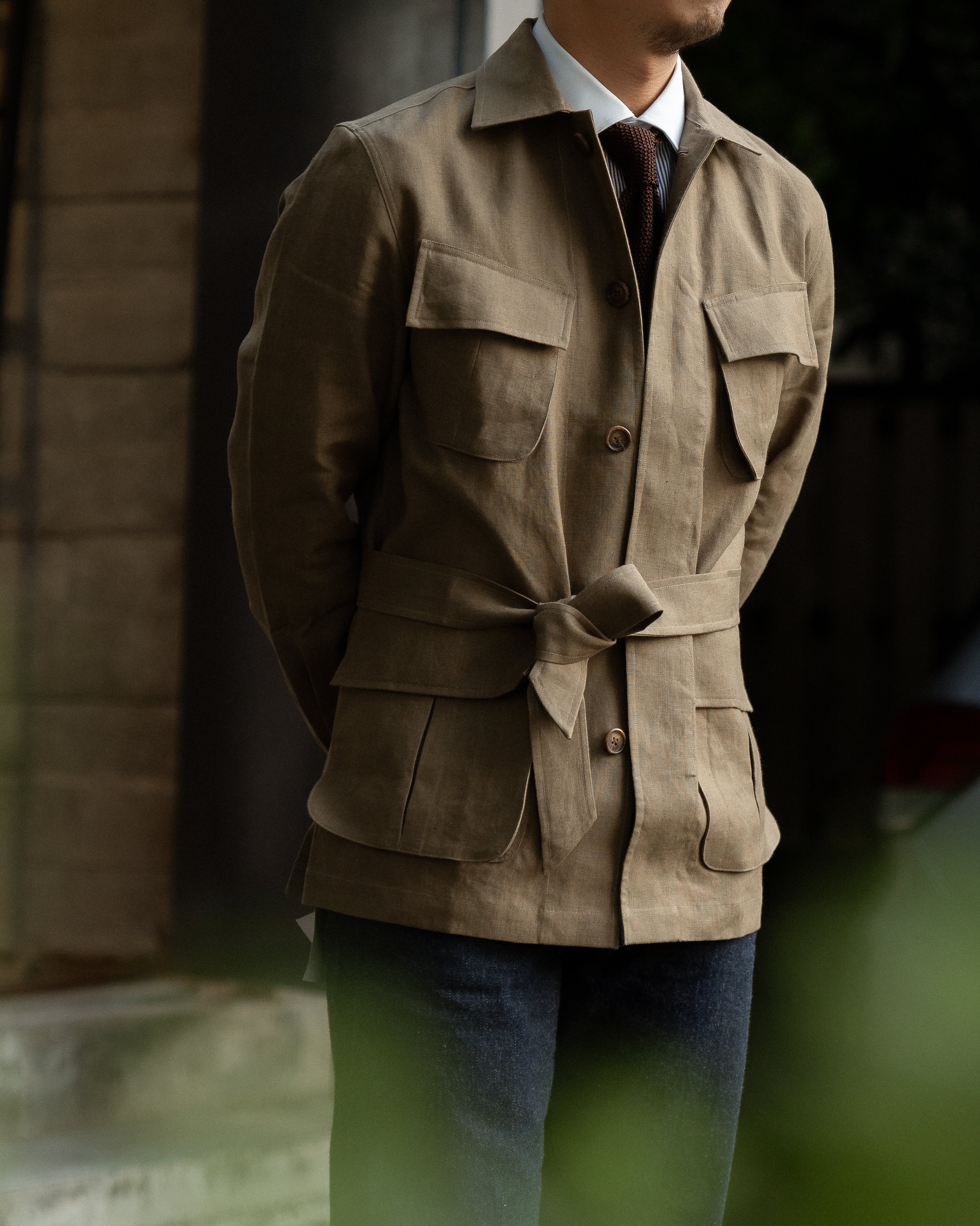 Ascot Chang Jungle Jacket Beige - Image 4