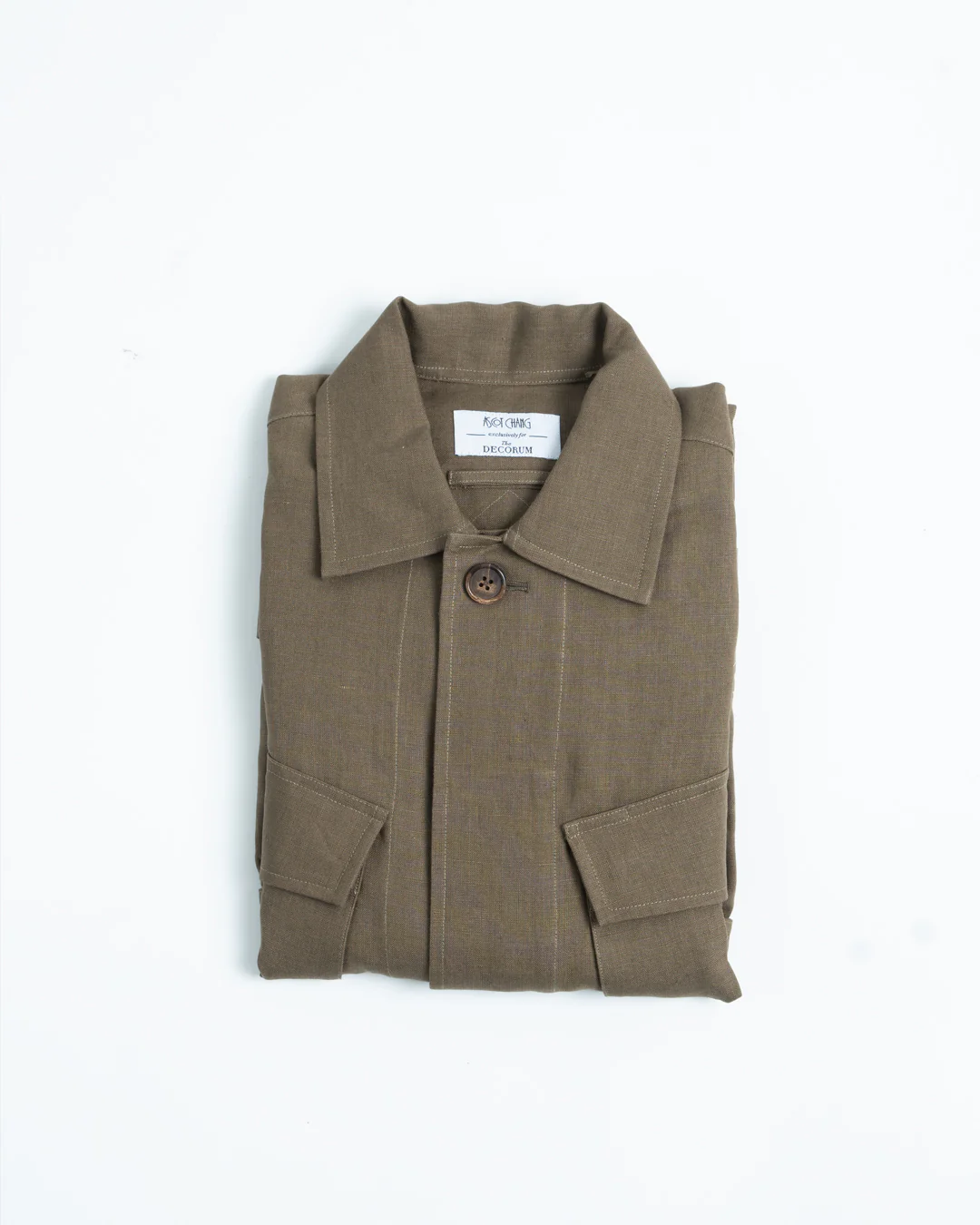 Ascot Chang Jungle Jacket Khaki - Image 3