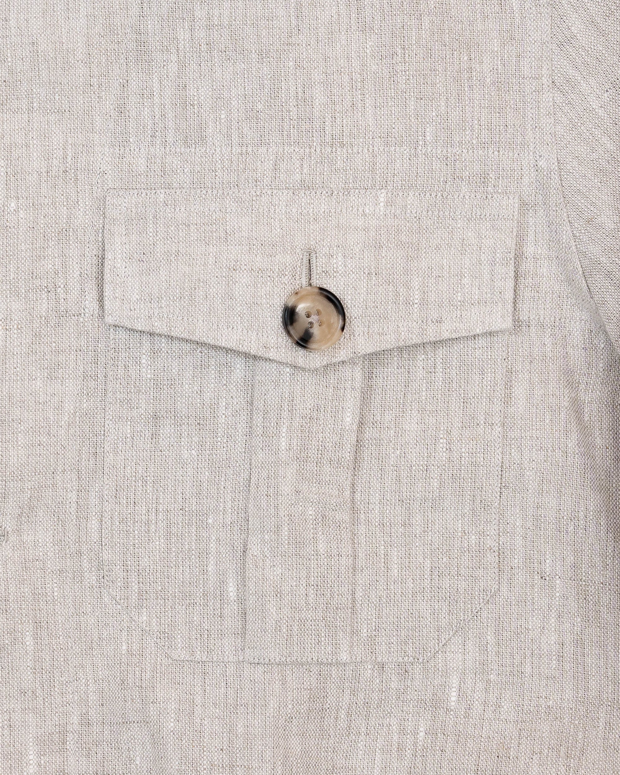 Ascot Chang Safari Jacket Beige - Image 3