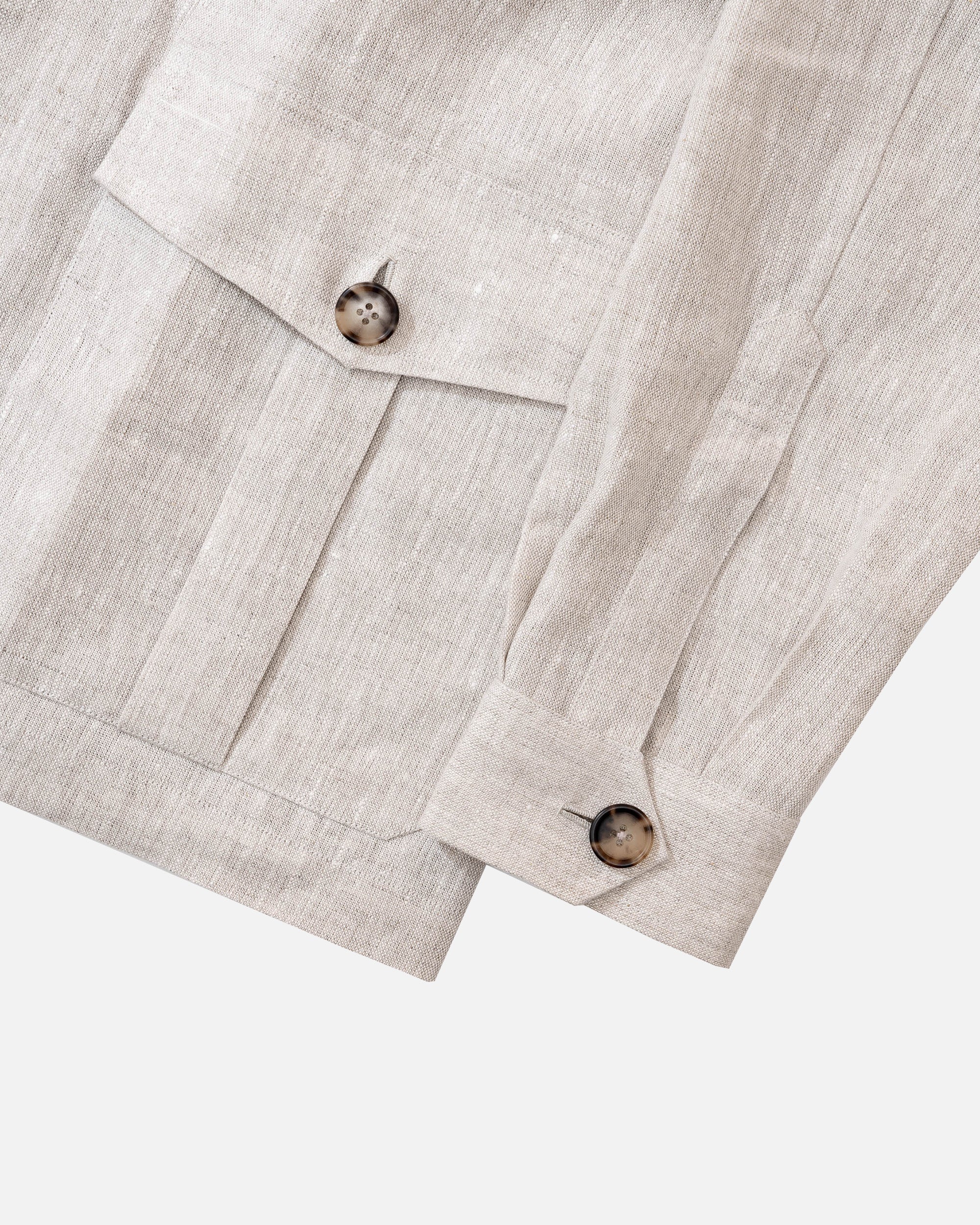 Ascot Chang Safari Jacket Beige - Image 5