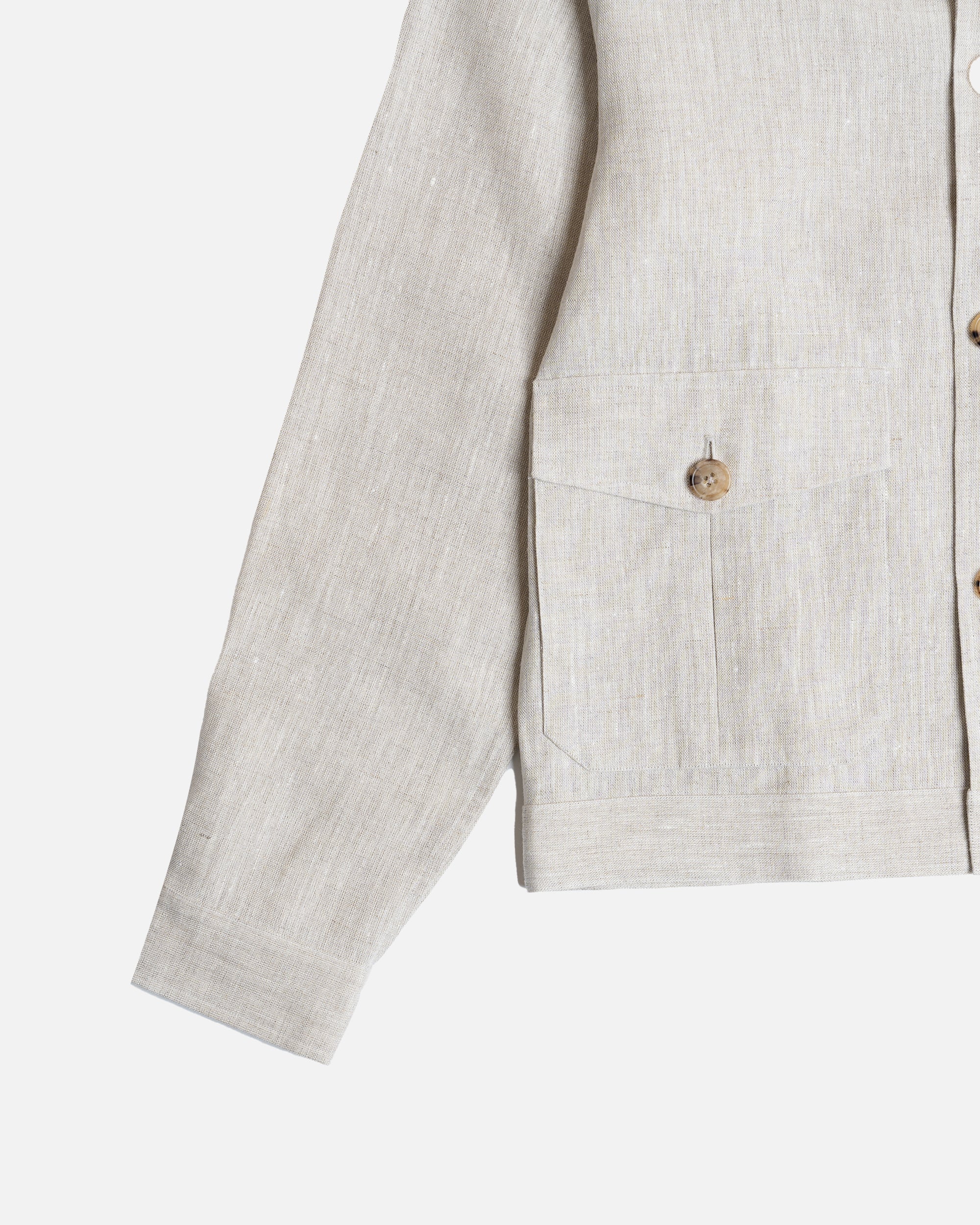 Ascot Chang Blouson Jacket Beige - Image 4