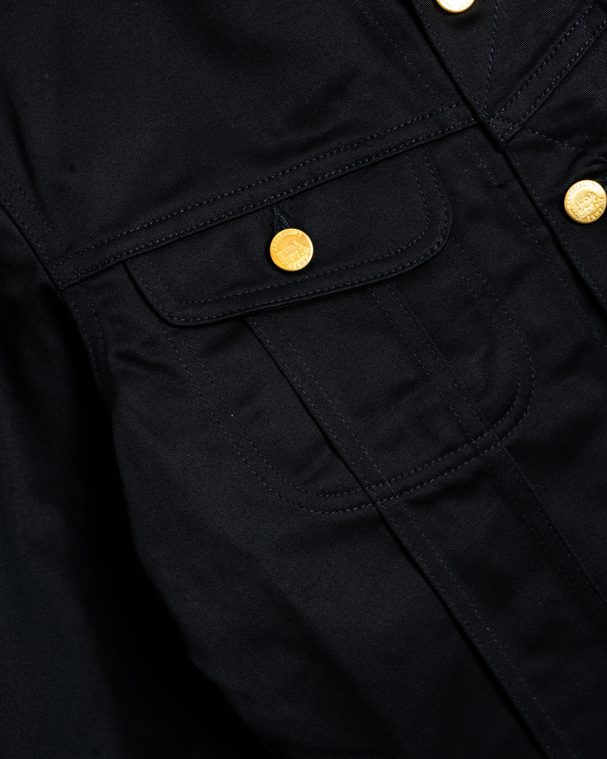 Bryceland's Black Cash Jacket - Image 3