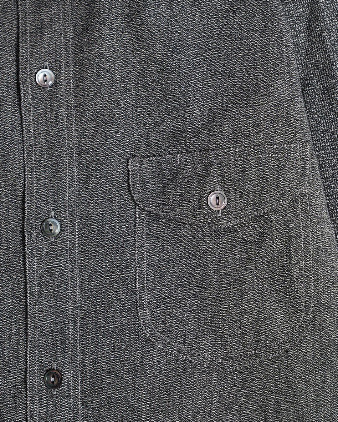 Bryceland's Salt & Pepper Teardrop Workshirt - Image 3