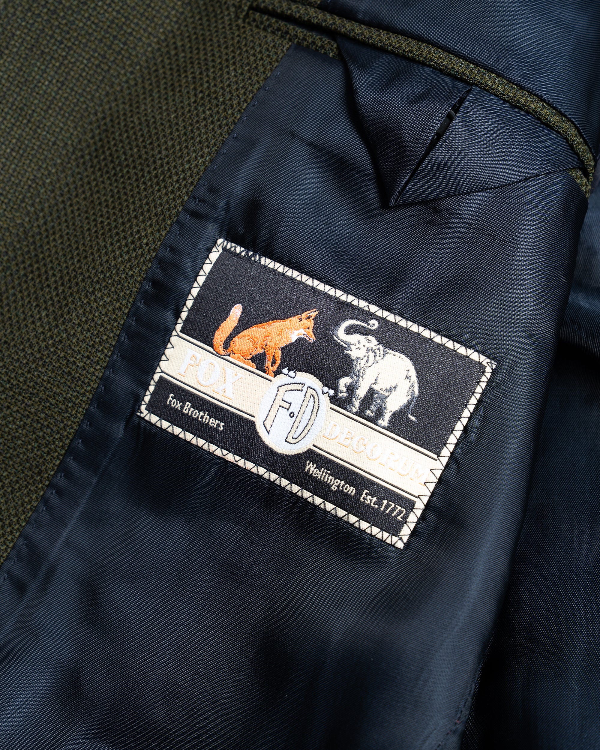 Casa Del Sarto Green Hopsack Fox Brothers x Decorum Sport Jacket - Image 5