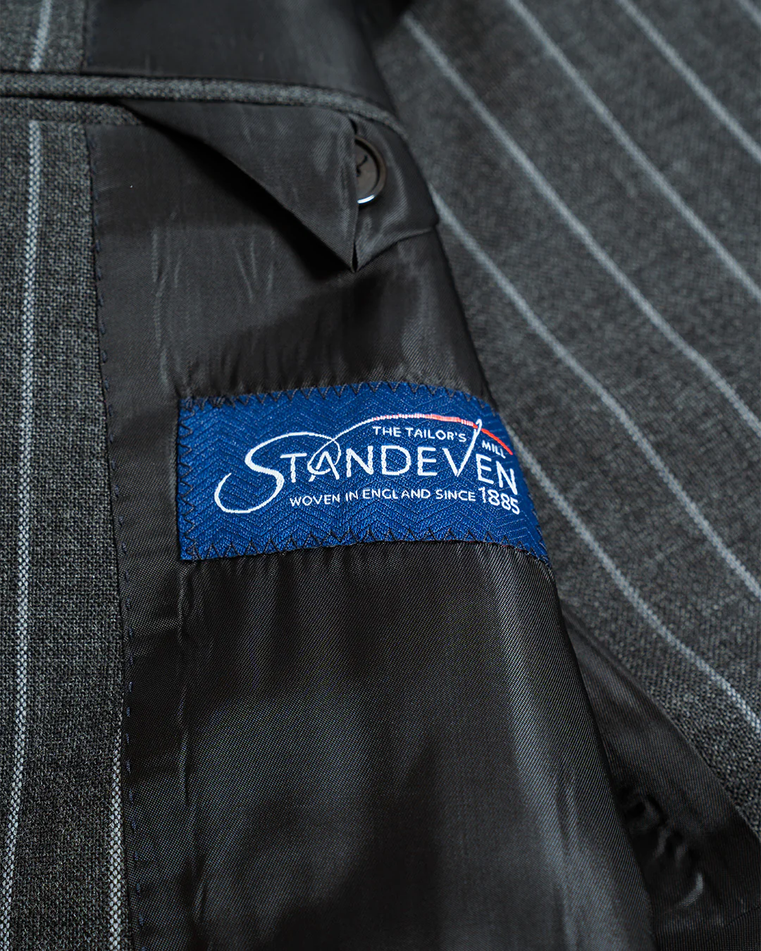 Casa Del Sarto Grey Stripe Double Breasted Suits - Image 4