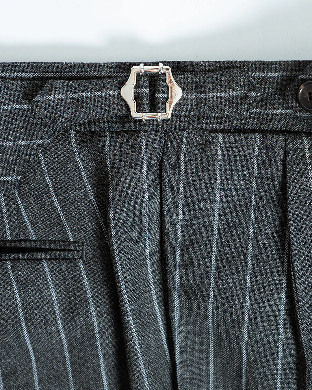 Casa Del Sarto Grey Stripe Double Breasted Suits - Image 7