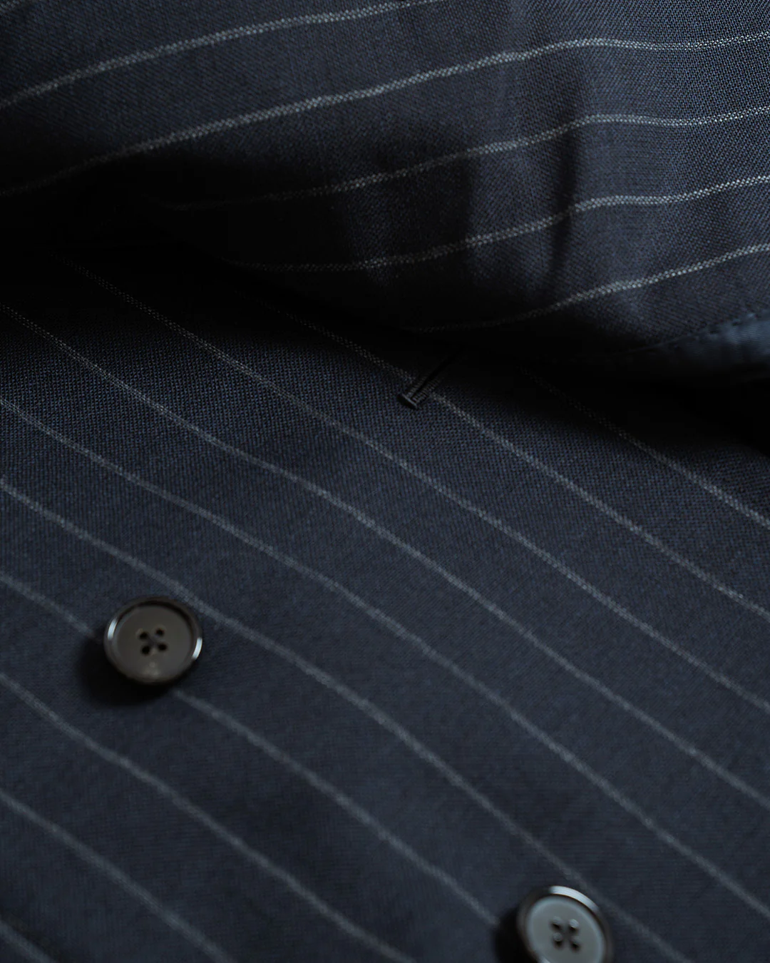 Casa Del Sarto Navy Stripe Double Breasted Suits - Image 5