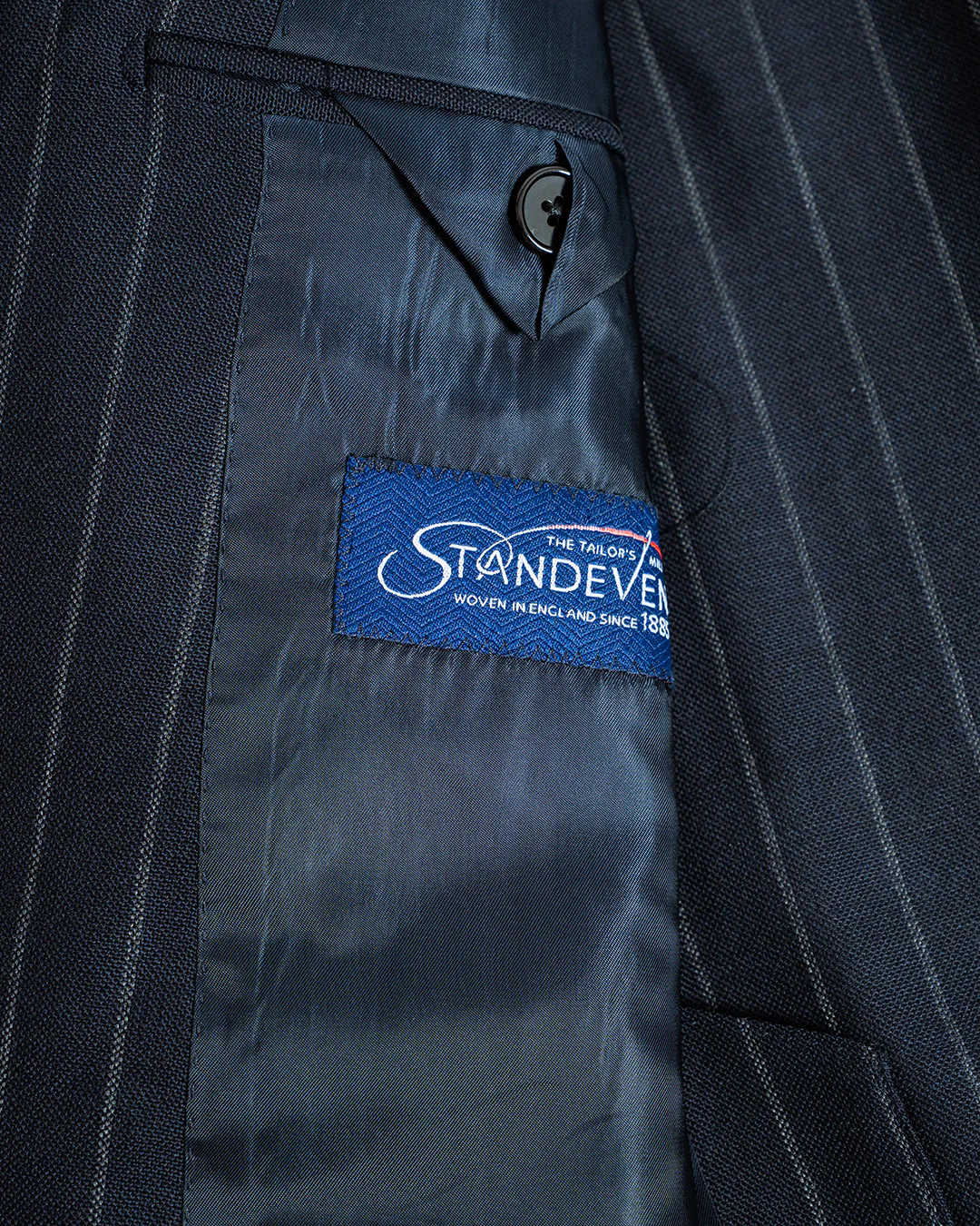 Casa Del Sarto Navy Stripe Double Breasted Suits - Image 6