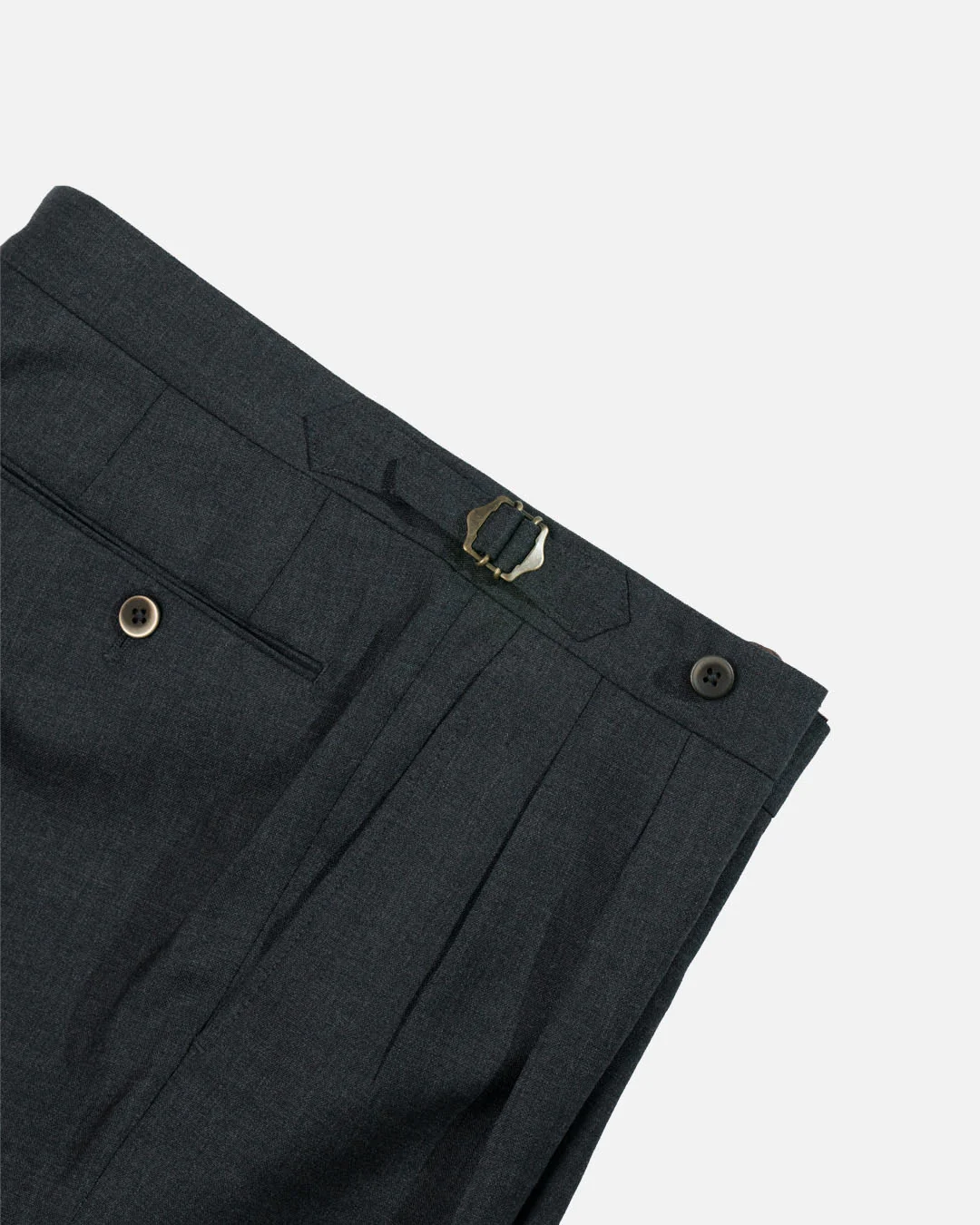 Echizenya Dark Grey Wool Pants - Image 4