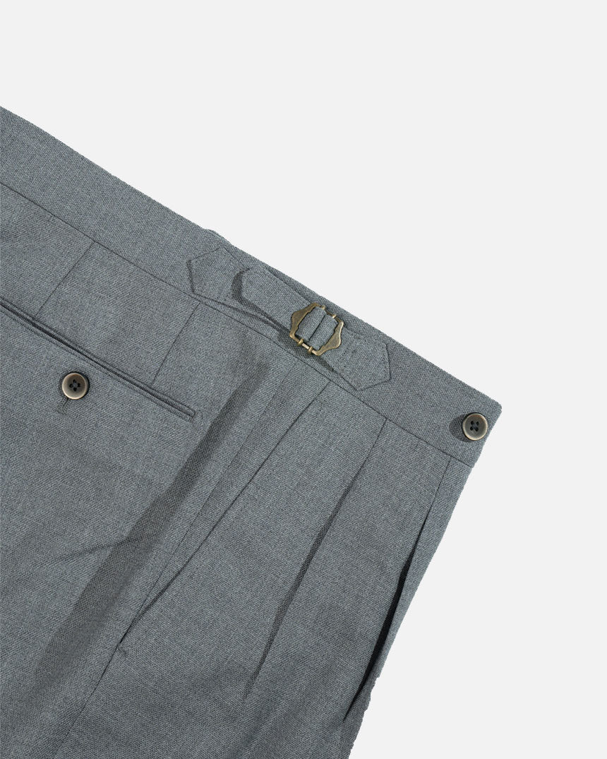 Echizenya Medium Grey Wool Pants - Image 4
