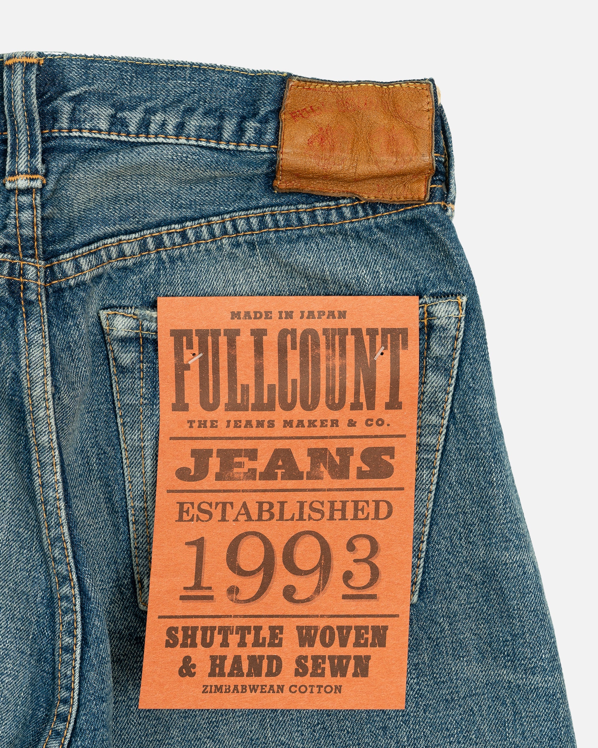 Fullcount 1341-1108 Dartford Slim Straight Denim - Image 4
