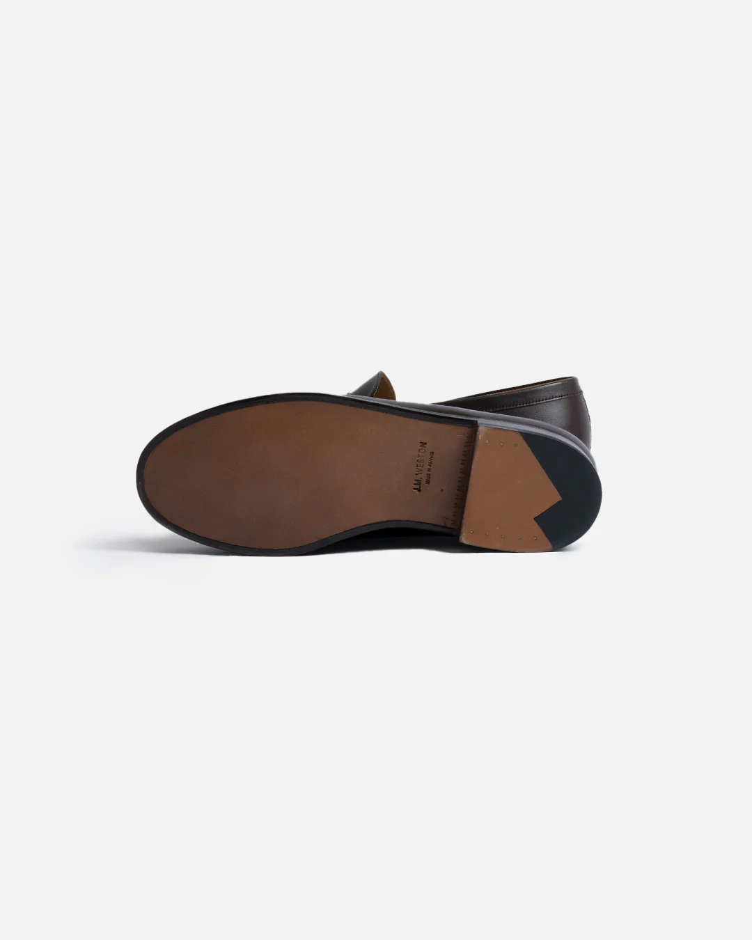 J.M. Weston 180 Loafer Dark Brown Box Calf D Width - Image 3