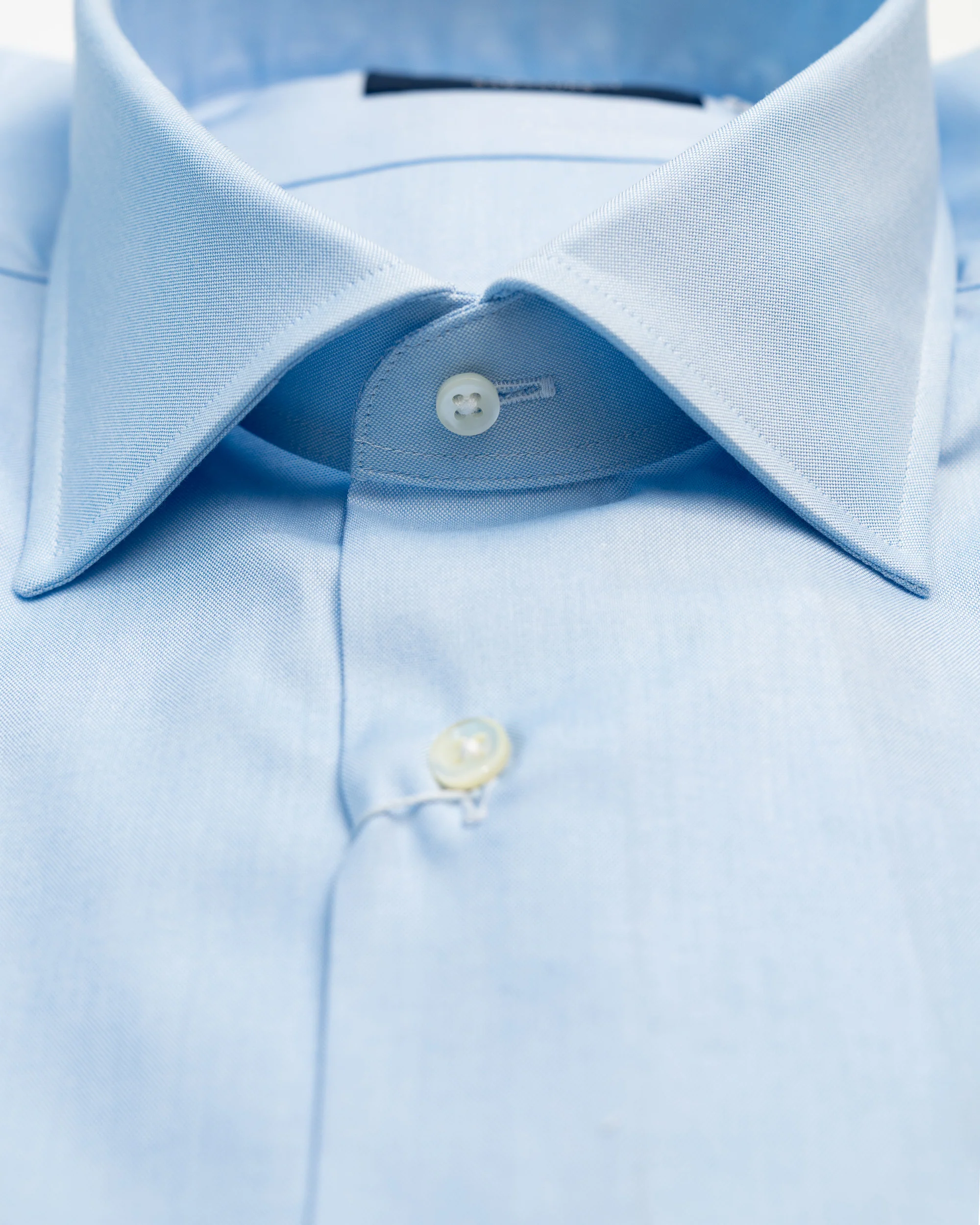 Kamakura Blue Spread Collar Broadcloth Shirt - Image 4
