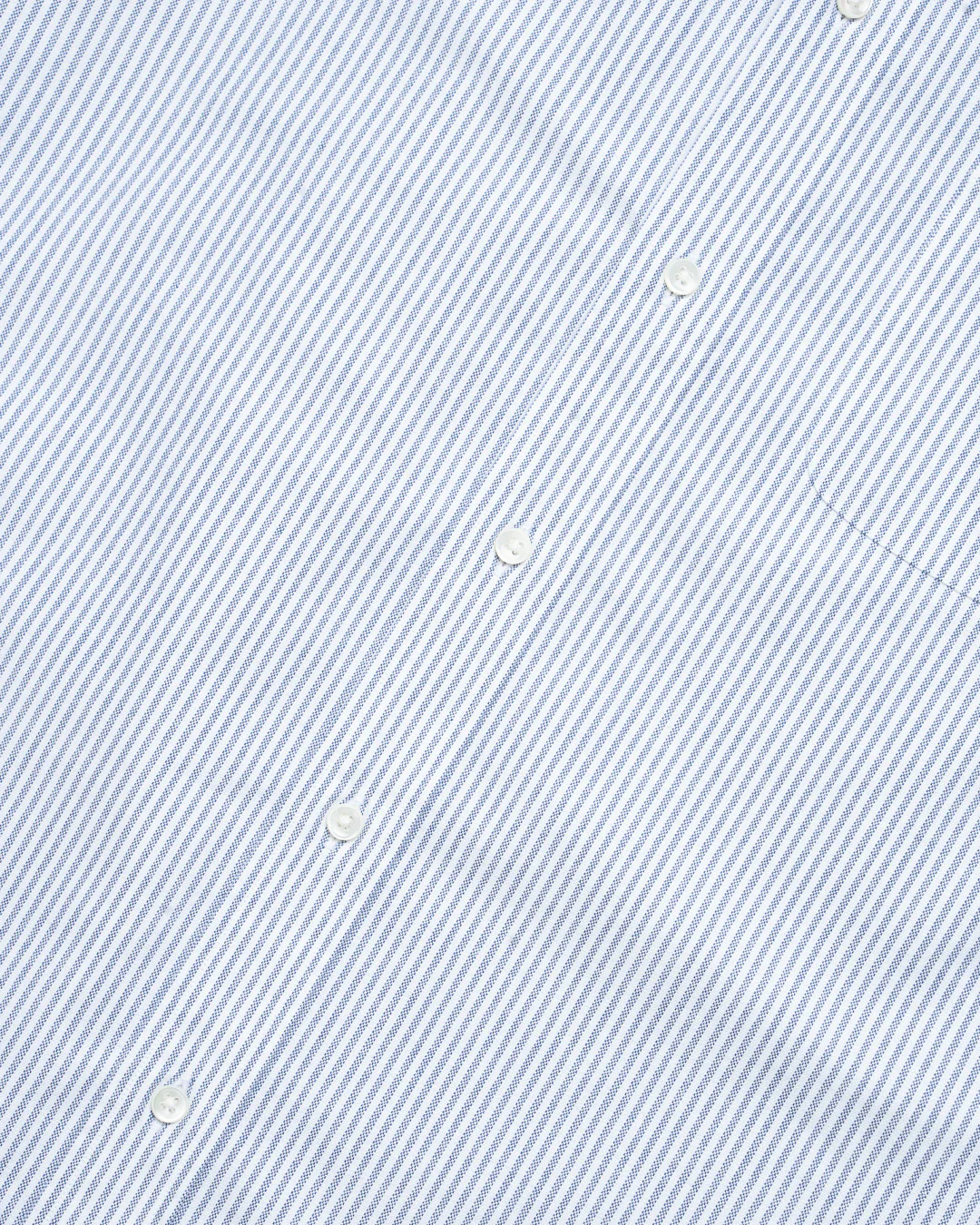 Kamakura Navy Stripe Oxford Button Down Shirt - Image 3