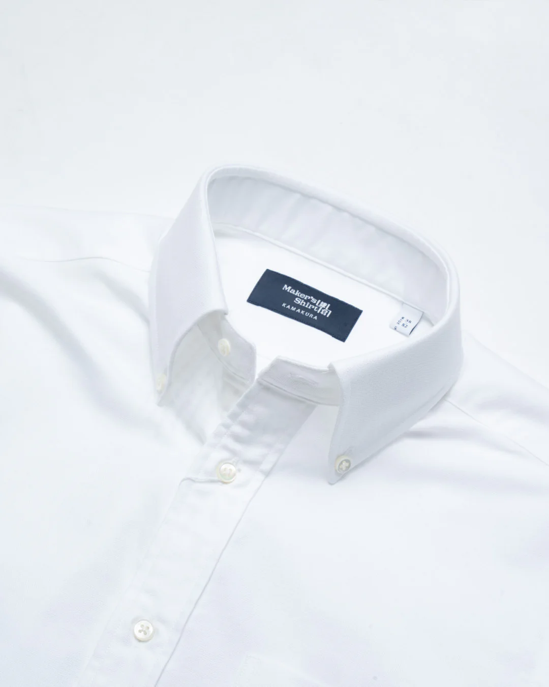 Kamakura White Oxford Button Down Shirt - Image 6