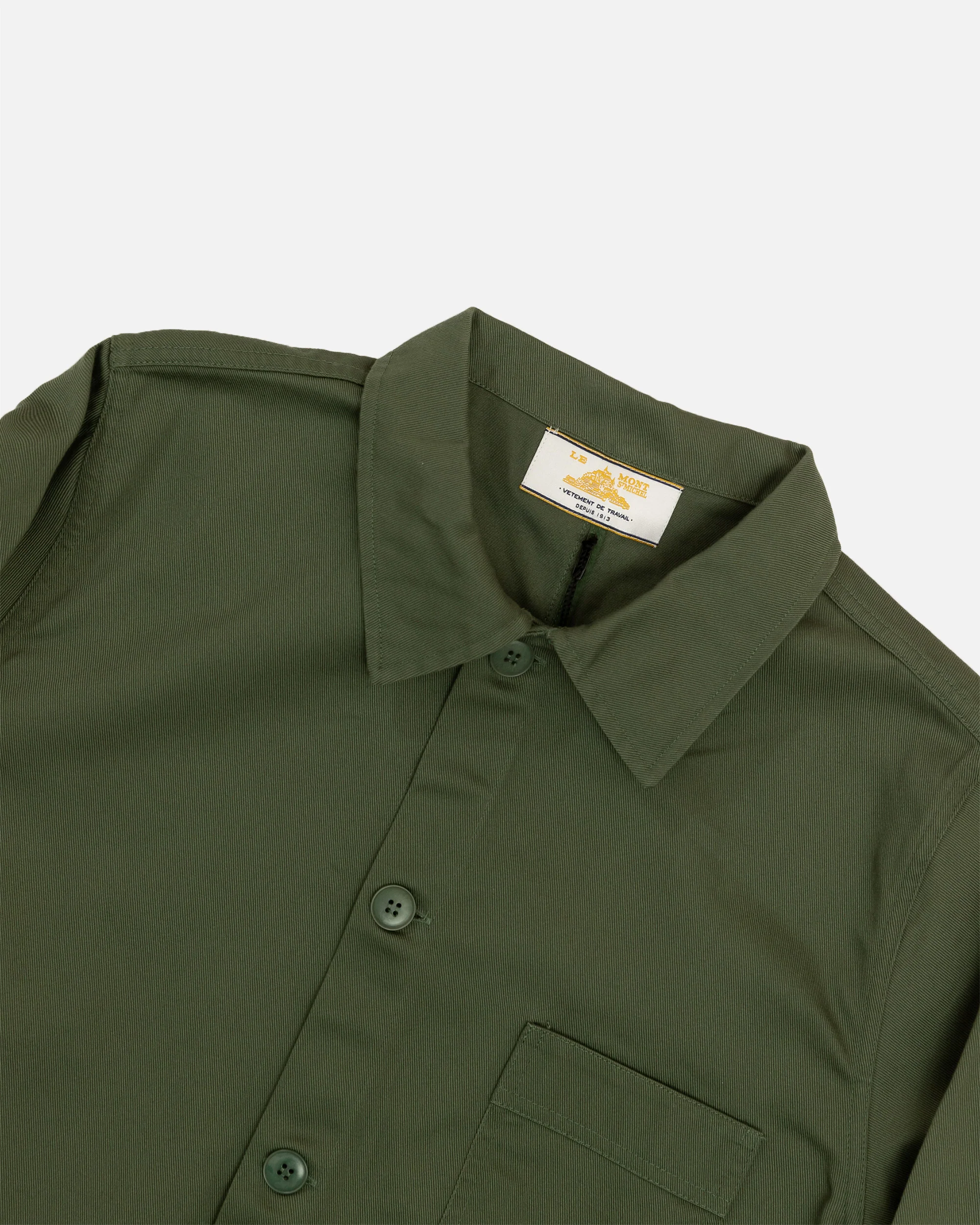 Le Mont Saint Michel Cactus Cotton Twill Work Jacket - Image 3