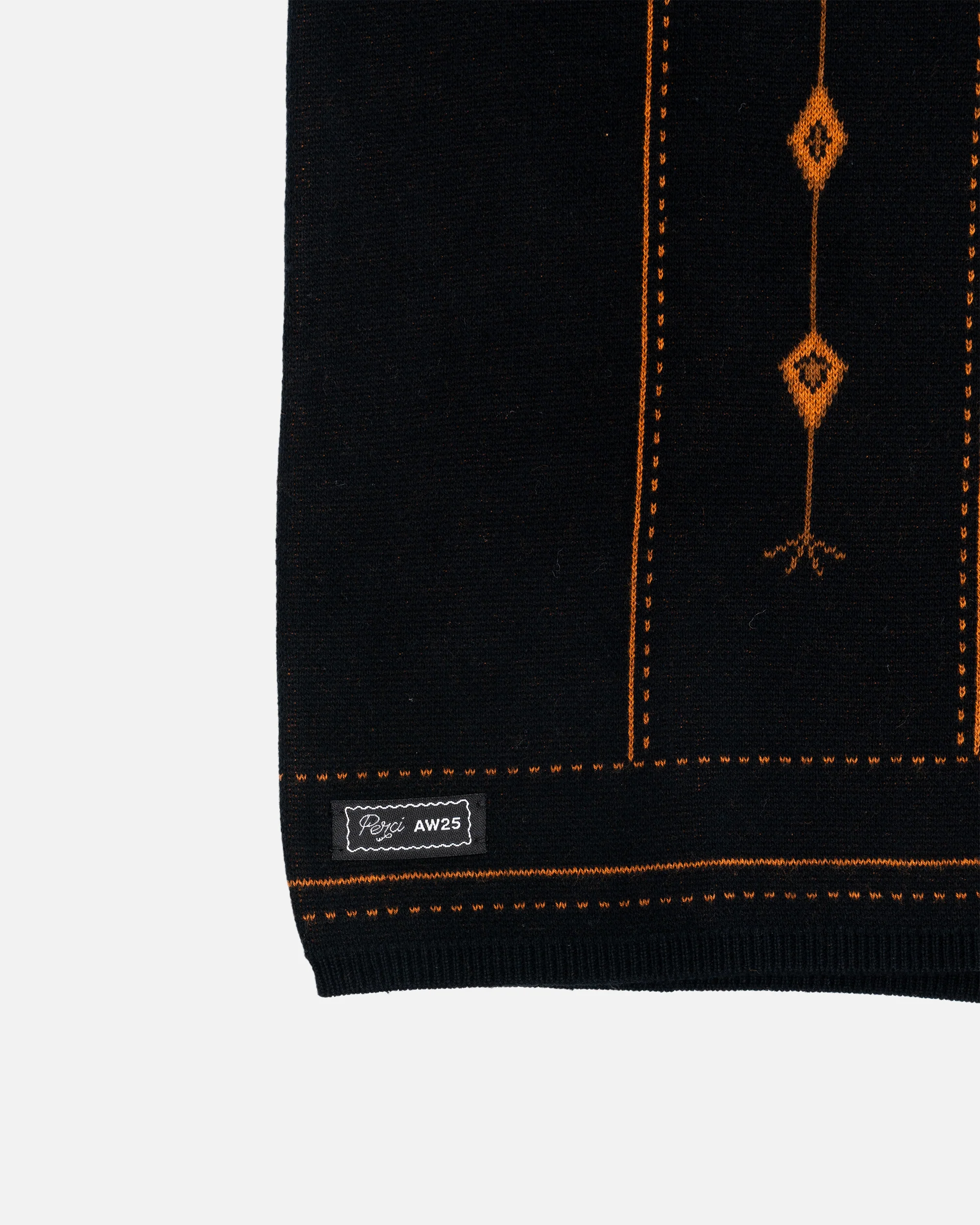 Percival Folio Knitted Shirt Cotton Dark Navy - Image 4