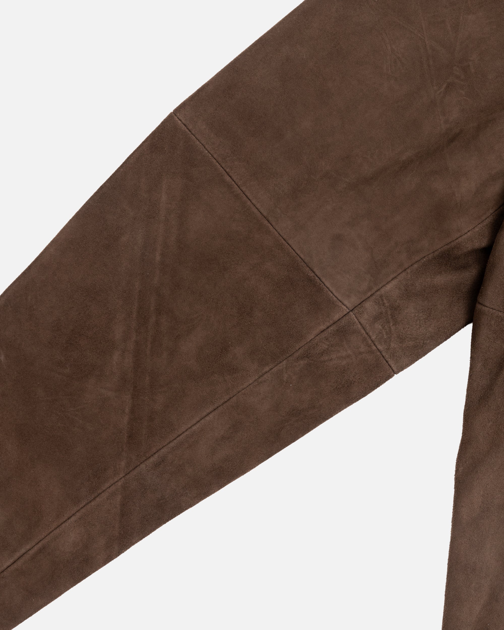 Percival Prologue Soft Suede Jacket Espresso Brown - Image 6