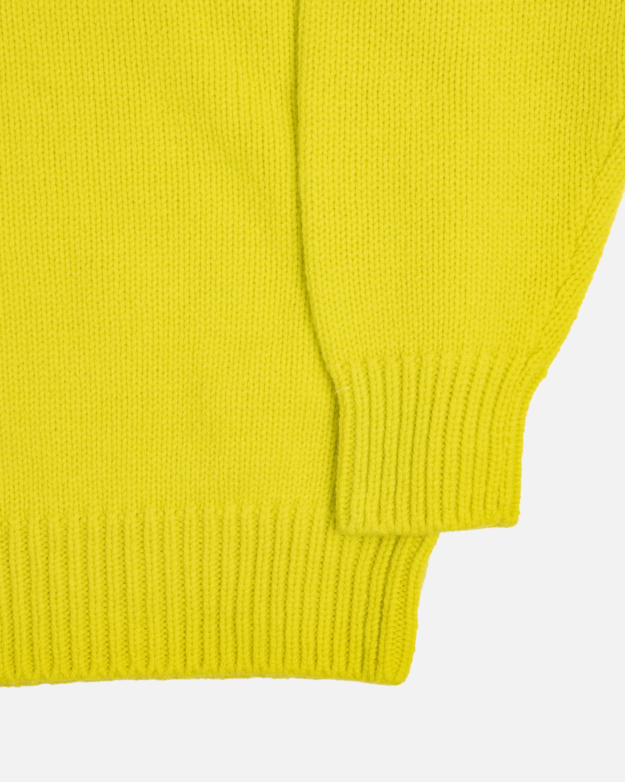 Yonetomi Soft Lamb Wool Knit Pullover Yellow - Image 3